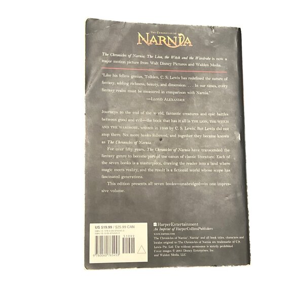 The Chronicles Of Narnia Book Cover Poster "The Original Novels By C.S. Lewis" W - Picture 3 of 7